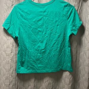 Lululemon green Classic-Fit Cotton-Blend T-Shirt, size 6